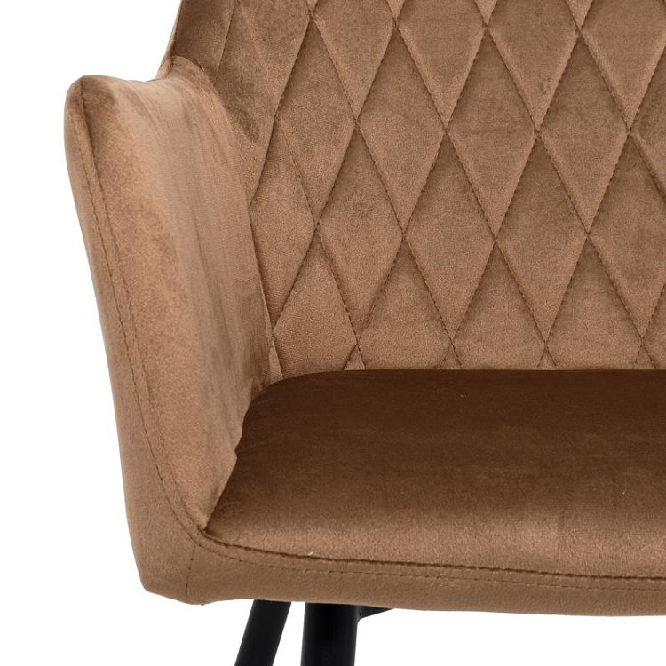 ΠΟΛΥΘΡΟΝΑ Fylliana 23162 ΚΑΦΕ ΧΡΩΜΑ 60x60x87εκ 2τμχ 631-124-042