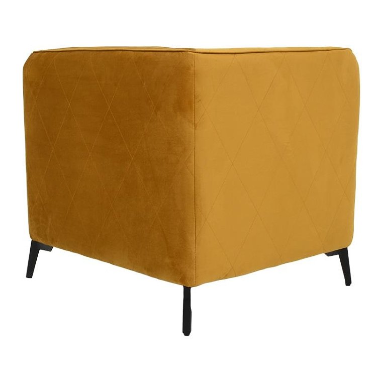 ΠΟΛΥΘΡΟΝΑ Fylliana Cube ΚΙΤΡΙΝΟ ΧΡΩΜΑ 80x72x70εκ 831-122-829