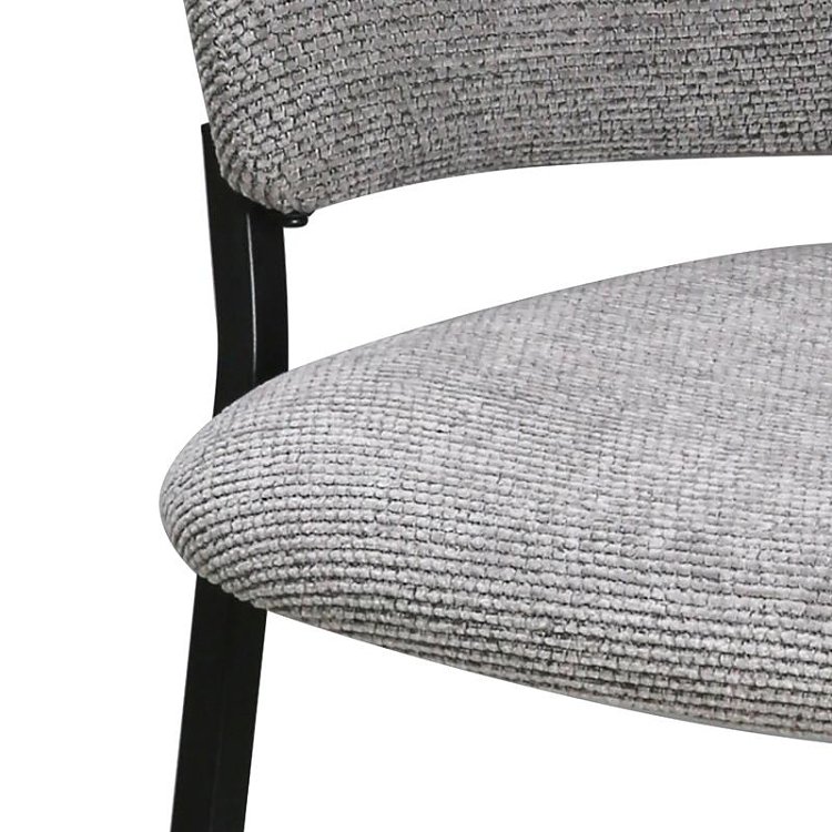 ΠΟΛΥΘΡΟΝΑ Fylliana FL24116 ΓΚΡΙ ΥΦΑΣΜΑ ΧΡΩΜΑ 58x62x83εκ 2τμχ 631-225-048