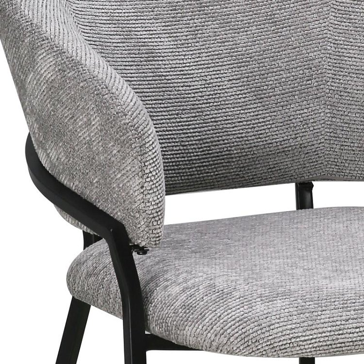 ΠΟΛΥΘΡΟΝΑ Fylliana FL24116 ΓΚΡΙ ΥΦΑΣΜΑ ΧΡΩΜΑ 58x62x83εκ 2τμχ 631-225-048