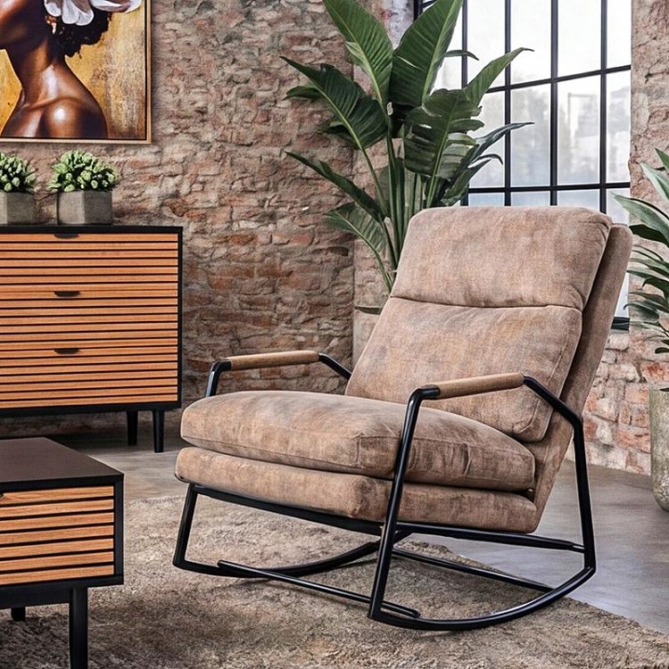 ΠΟΛΥΘΡΟΝΑ Fylliana "Marlow" CAMEL ΧΡΩΜΑ 100x67x92εκ 639-225-021