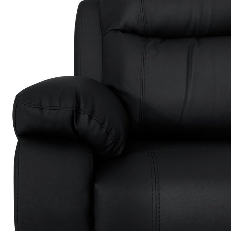 ΠΟΛΥΘΡΟΝΑ Fylliana RELAX CHICAGO 1114 ΜΑΥΡΟ ΤΕΧΝΟΔΕΡΜΑ 97x90x100εκ 872-92-018
