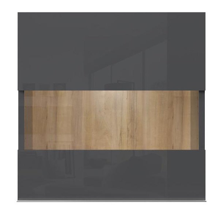 ΡΑΦΙ ΤΟΙΧΟΥ Antarctic ΑΝΘΡΑΚΙ ΛΑΚΑ 55x29x56εκ 864-122-058