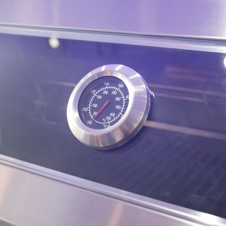 THERMOGATZ TGH-BI-B8B-G BBQ Υγραερίου Μαύρο 26.7kW 03.313.418