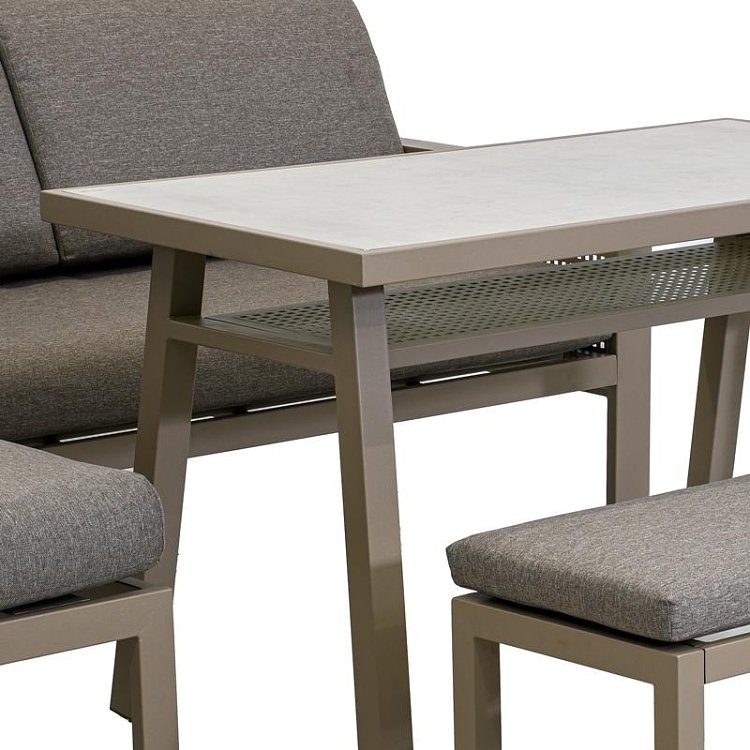 ΣΕΤ ΚΗΠΟΥ 4 ΤΕΜΑΧΙΩΝ Fylliana Iowa ΜΠΕΖ ΧΡΩΜΑ 220x165x75εκ 378-124-042