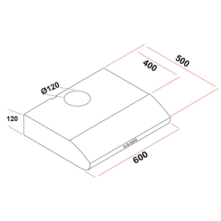 SILIFO SF6682 Απορροφητήρας Ελεύθερος 60cm Μαύρο 2 Μοτέρ