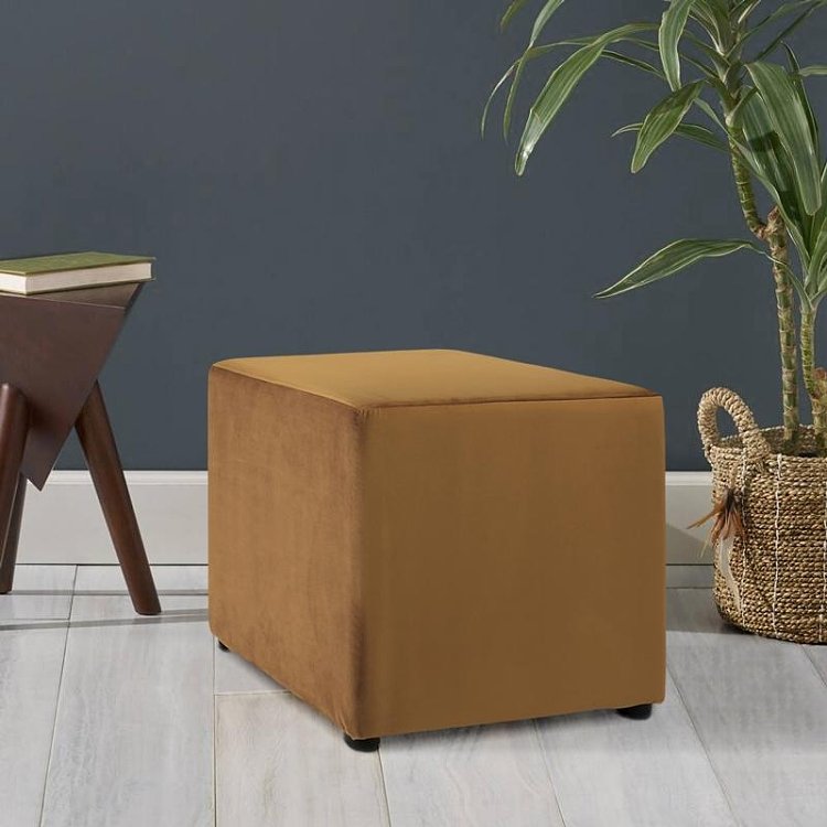 ΣΚΑΜΠΟ Fylliana Riviera ΜΟΥΣΤΑΡΔΙ 47x47x42εκ 839-122-774