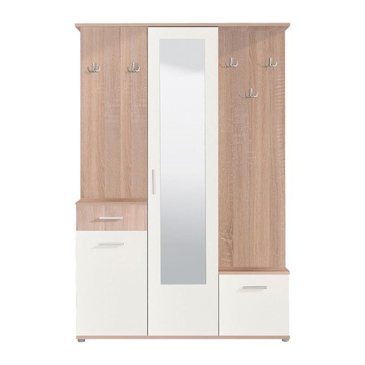 ΣΤΑΝΤ ΧΩΛ ΚΑΙ ΠΑΠΟΥΤΣΟΘΗΚΗ MARTIN SONOMA/ΛΕΥΚΟ 133,5x33x197,5εκ fxtr 11008738