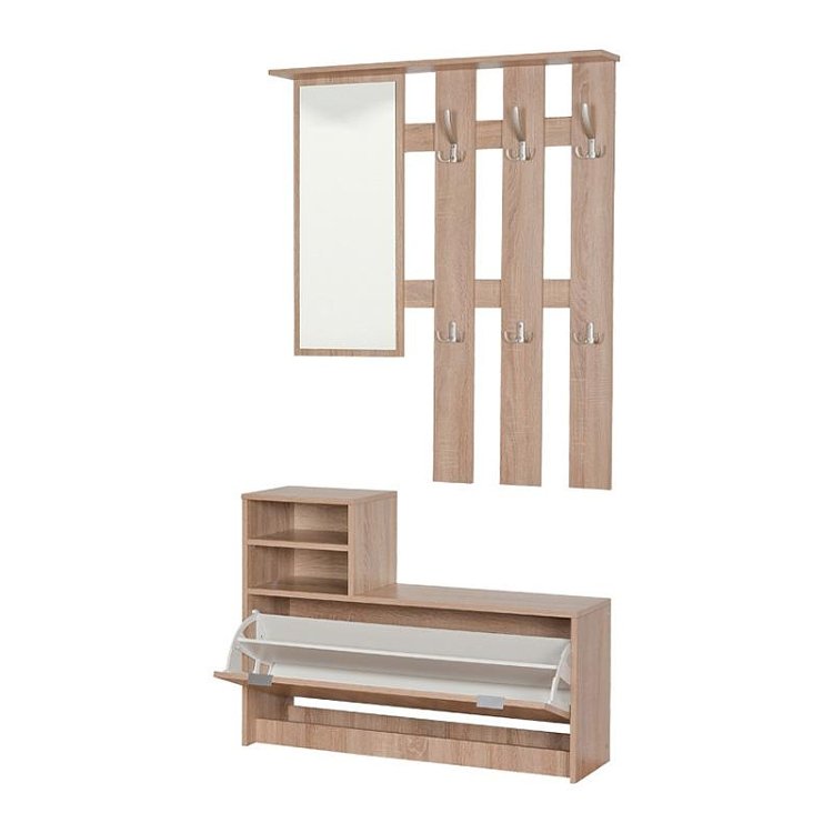 ΣΤΑΝΤ ΓΙΑ ΧΩΛ RAVENNA SONOMA ΧΡΩΜΑ 100x29x192εκ 11008737