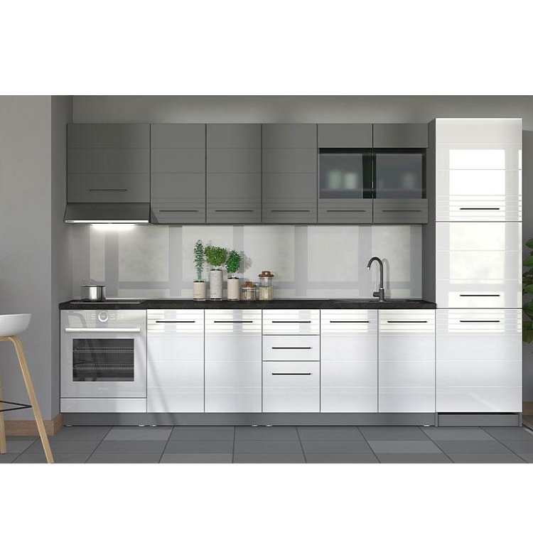 ΣΤΟΙΧΕΙΟ ΚΟΥΖΙΝΑΣ PETRA D60 UR ΓΚΡΙ ΓΡΑΦΙΤΗΣ-ΛΕΥΚΟ HIGH GLOSS FOIL-ΓΚΡΙ MAT FOIL 60x55x82εκ 11012314