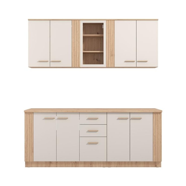 ΣΥΝΘΕΣΗ ΚΟΥΖΙΝΑΣ BELFORT 200 ARTISAN OAK/CASHMERE 200x51x200εκ 11014521