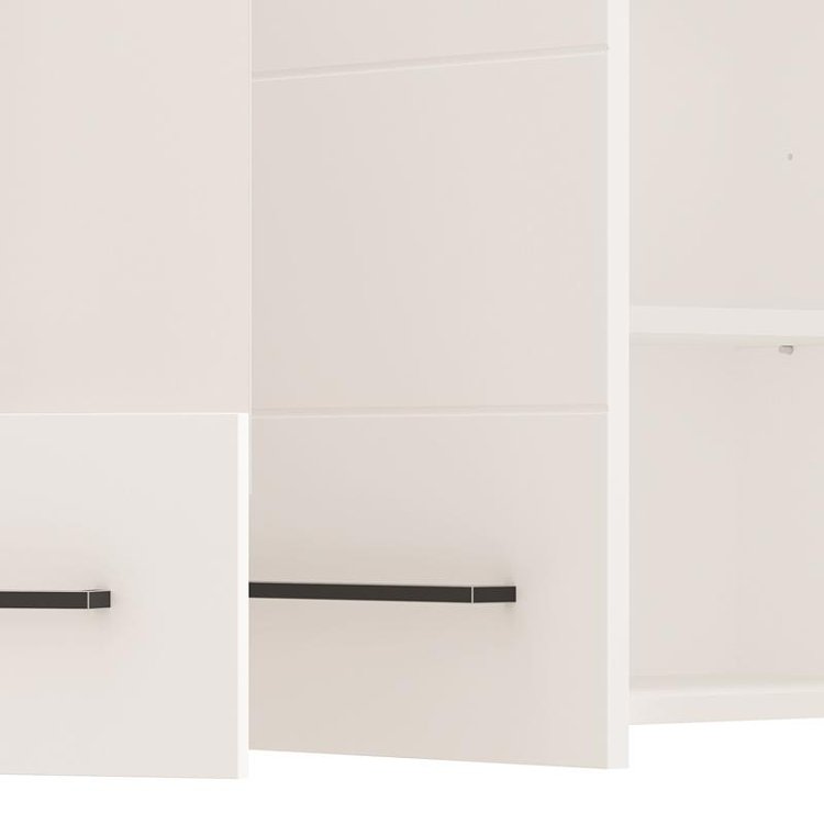 ΣΥΝΘΕΣΗ ΚΟΥΖΙΝΑΣ SAVONA 180 GREY OAK/ΛΕΥΚΟ 180x57x200εκ 11014531