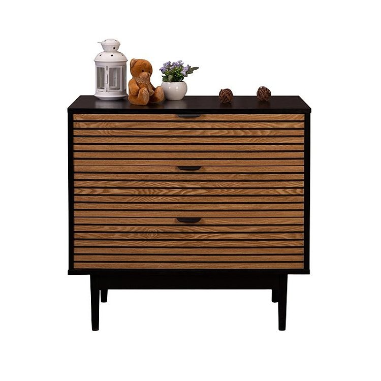 ΣΥΡΤΑΡΙΕΡΑ Fylliana Brooklyn Μαυρο-Φυσικό 80x40x75εκ 271-124-074