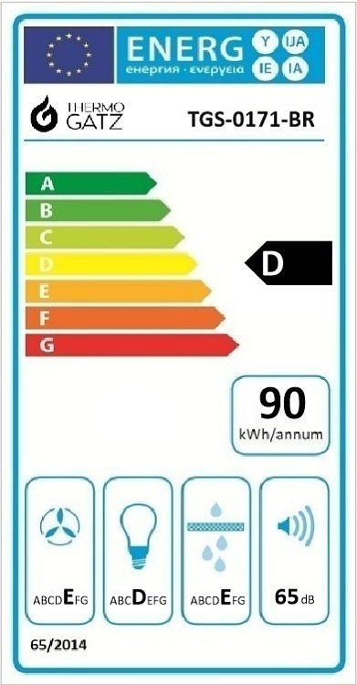THERMOGATZ TGS 171 Απορροφητήρας Ελεύθερος 60cm Καφέ 04.400.071