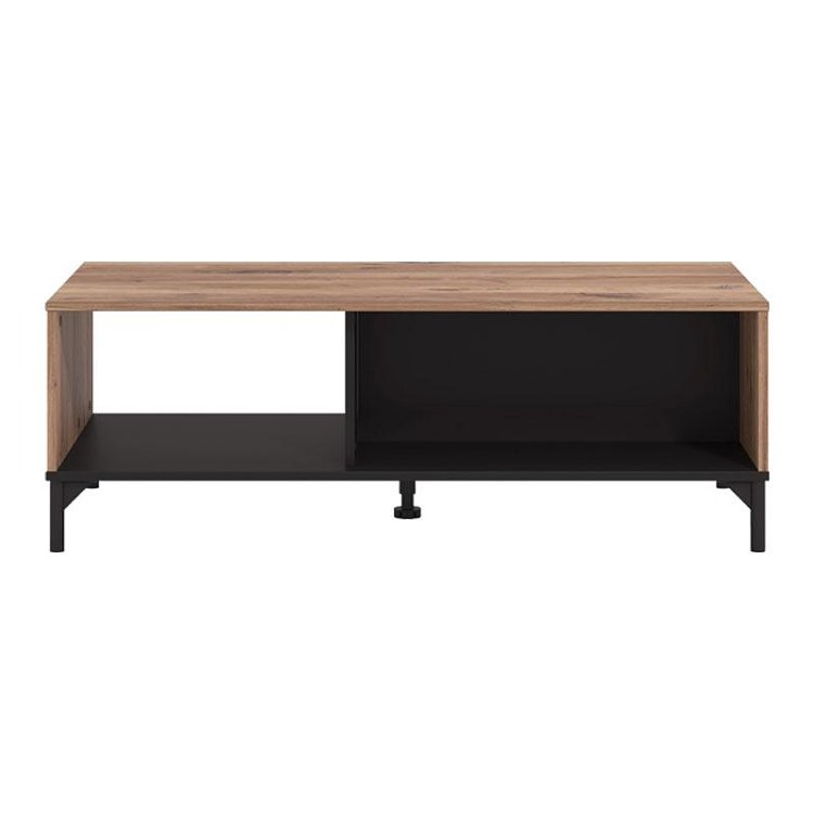 ΤΡΑΠΕΖΑΚΙ ΣΑΛΟΝΙΟΥ CORSICA FLAGSTAFF OAK-ΜΑΥΡΟ 120x60x45εκ 11012007