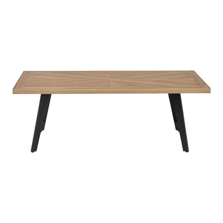 ΤΡΑΠΕΖΑΚΙ ΣΑΛΟΝΙΟΥ Fylliana FL1564 SONOMA MDF ΜΕ ΜΑΥΡΑ ΠΟΔΙΑ 130x70x45εκ 627-124-029