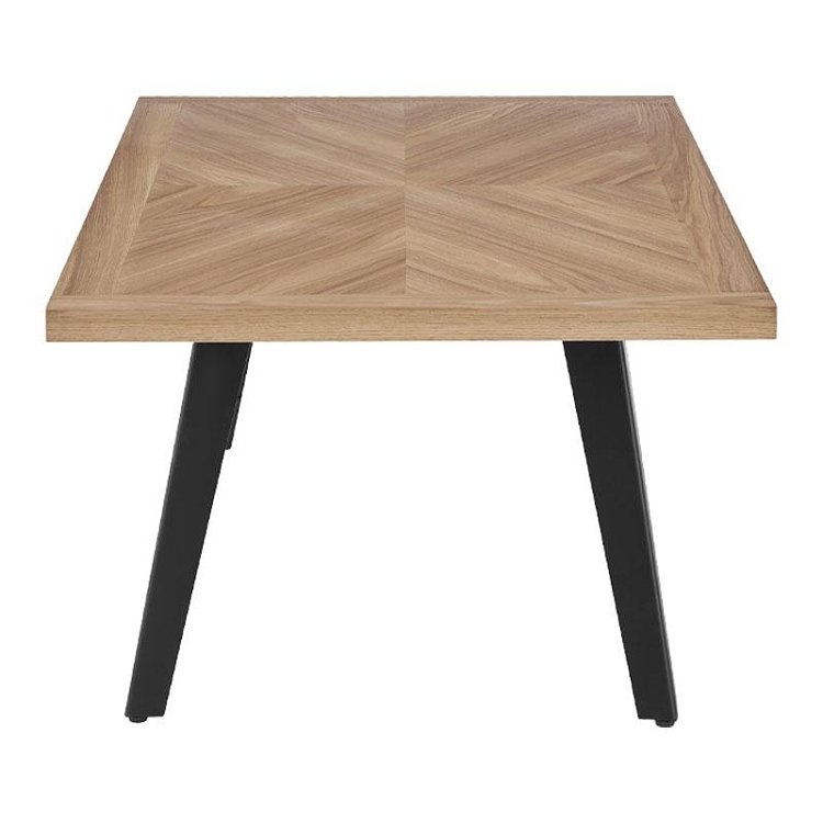 ΤΡΑΠΕΖΑΚΙ ΣΑΛΟΝΙΟΥ Fylliana FL1564 SONOMA MDF ΜΕ ΜΑΥΡΑ ΠΟΔΙΑ 130x70x45εκ 627-124-029