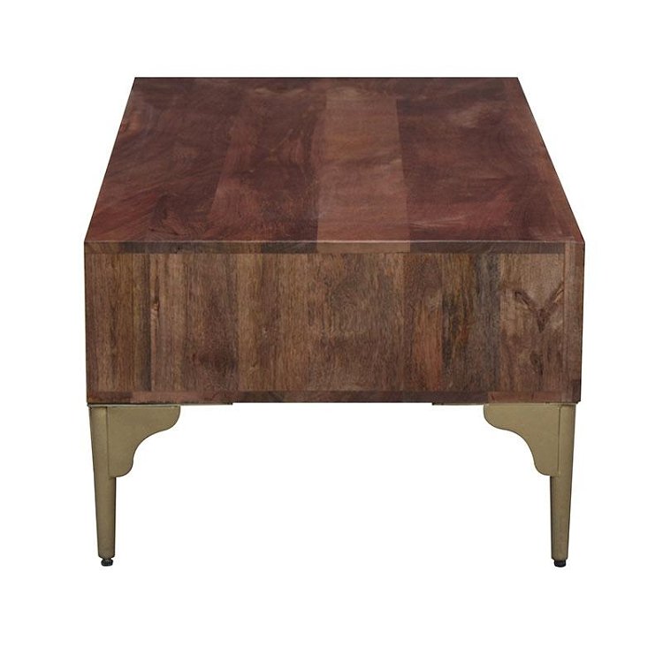 ΤΡΑΠΕΖΑΚΙ ΣΑΛΟΝΙΟΥ Fylliana Amrita ΚΑΦΕ ΧΡΩΜΑ 120x60x40εκ 938-124-018