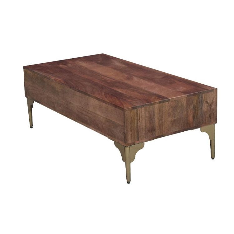 ΤΡΑΠΕΖΑΚΙ ΣΑΛΟΝΙΟΥ Fylliana Amrita ΚΑΦΕ ΧΡΩΜΑ 120x60x40εκ 938-124-018