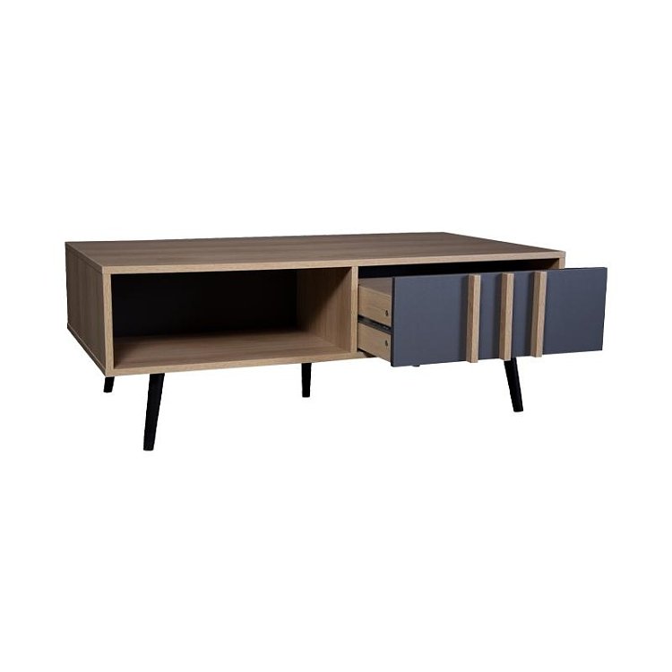 ΤΡΑΠΕΖΑΚΙ ΣΑΛΟΝΙΟΥ Fylliana Industry Sonoma-Grey 110x60x40εκ 271-122-051