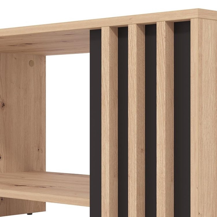 ΤΡΑΠΕΖΑΚΙ ΣΑΛΟΝΙΟΥ LAVAL ARTISAN ΟΑΚ/ΜΑΥΡΟ 90x50x46εκ 11014525
