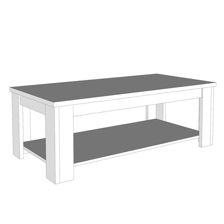 ΤΡΑΠΕΖΑΚΙ ΣΑΛΟΝΙΟΥ Oscar KS GREY OAK 120x60x41εκ 11008596