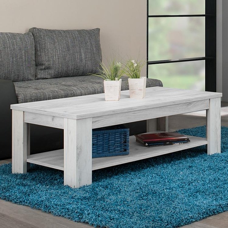 ΤΡΑΠΕΖΑΚΙ ΣΑΛΟΝΙΟΥ Oscar KS WHITE OAK 120x60x41εκ 11008595