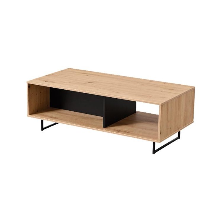 ΤΡΑΠΕΖΑΚΙ ΣΑΛΟΝΙΟΥ SARDINIA ARTISAN OAK / ΜΑΥΡΟ 120.5x60.5x42.5εκ srd 11008236