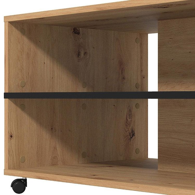 ΤΡΑΠΕΖΑΚΙ ΣΑΛΟΝΙΟΥ SAVIO ARTISAN-ΜΑΥΡΟ 101x55x48εκ 11013079