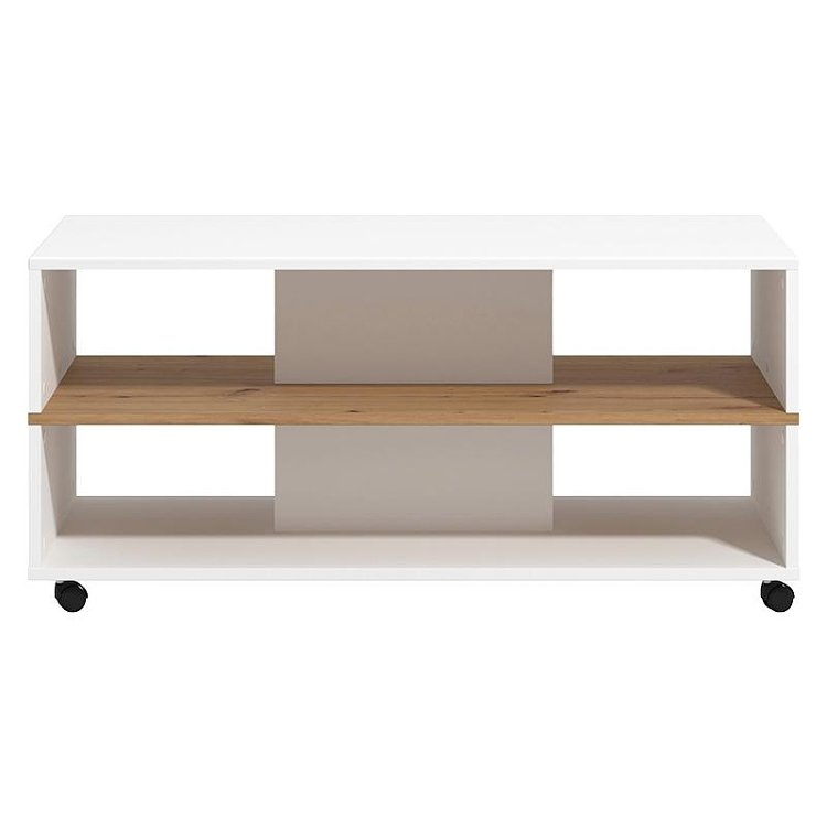 ΤΡΑΠΕΖΑΚΙ ΣΑΛΟΝΙΟΥ SAVIO ΛΕΥΚΟ-ARTISAN-ΛΕΥΚΟ HIGH GLOSS 101x55x48εκ 11013078