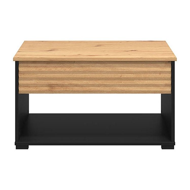 ΤΡΑΠΕΖΑΚΙ ΣΑΛΟΝΙΟΥ TARANTO ΜΑΥΡΟ-ARTISAN 80x80x45εκ 11013077