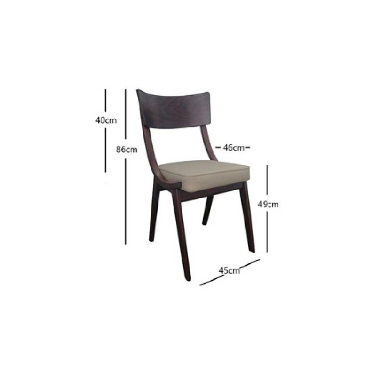 Τραπεζαρία σετ 5τμχ Ashley 1035 IN + Natalie 1027 IN Walnut 400-11-001