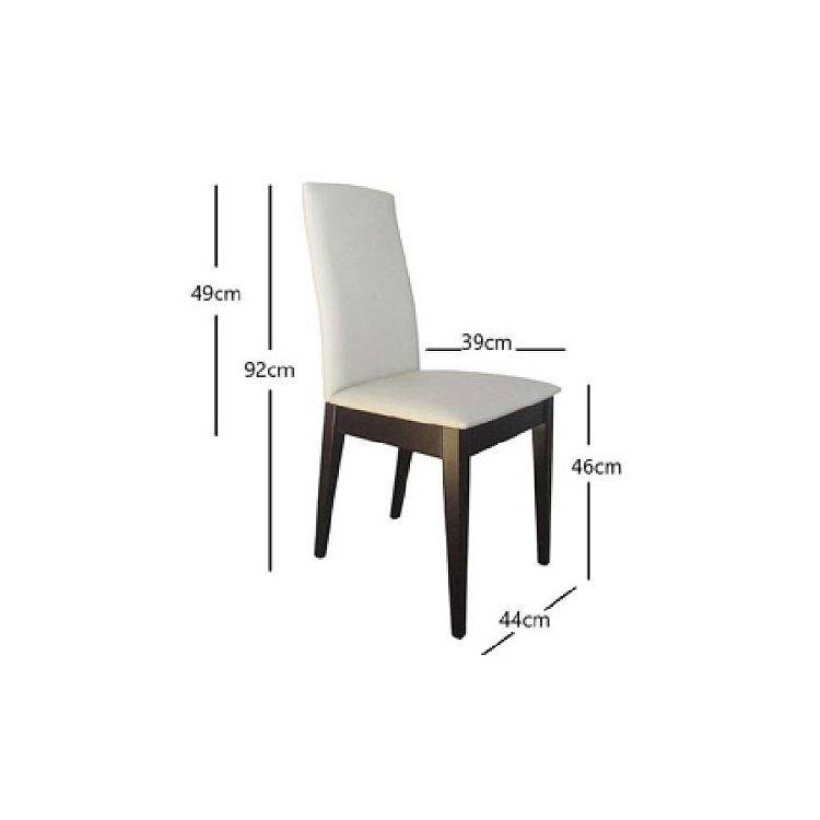 Τραπεζαρία σετ 5τμχ Taylor 1019 IN + Jasmine 1026 IN Walnut/Ecru 400-11-014