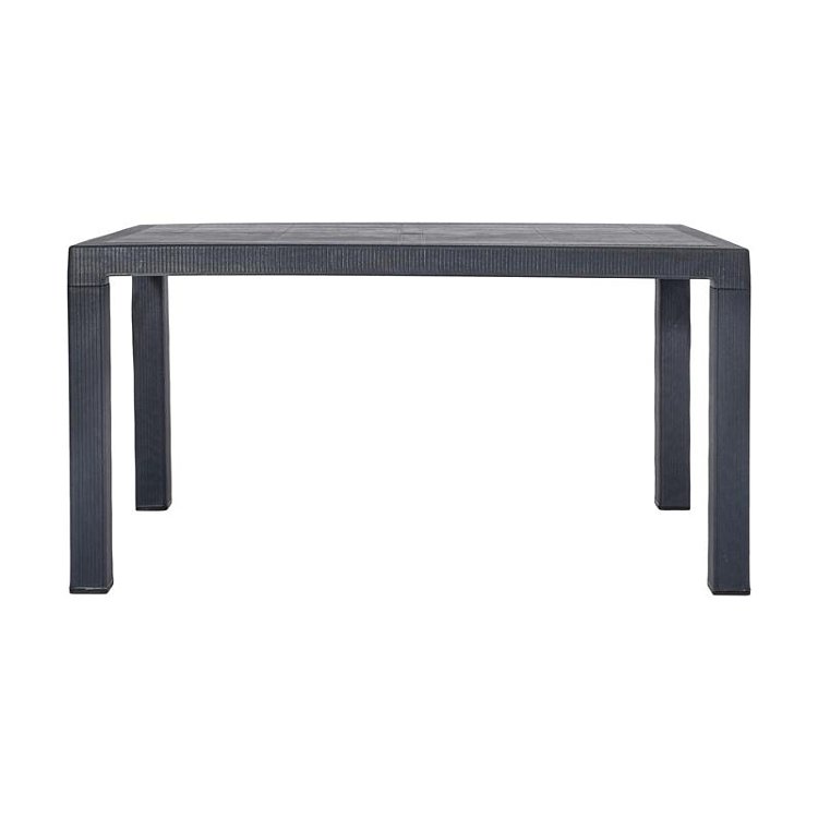 ΤΡΑΠΕΖΙ ΕΞΟΧΗΣ Fylliana Baltic ΑΝΘΡΑΚΙ ΧΡΩΜΑ 140x80x75εκ 875-225-066