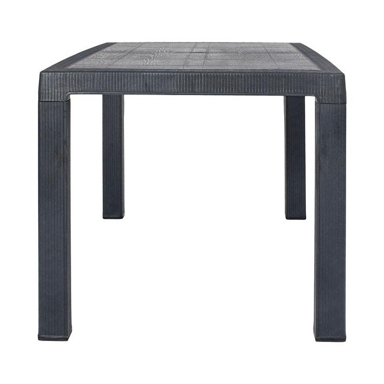 ΤΡΑΠΕΖΙ ΕΞΟΧΗΣ Fylliana Baltic ΑΝΘΡΑΚΙ ΧΡΩΜΑ 140x80x75εκ 875-225-066