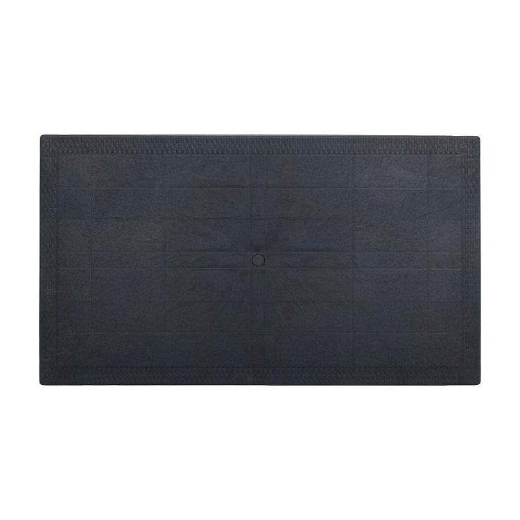 ΤΡΑΠΕΖΙ ΕΞΟΧΗΣ Fylliana Baltic ΑΝΘΡΑΚΙ ΧΡΩΜΑ 140x80x75εκ 875-225-066