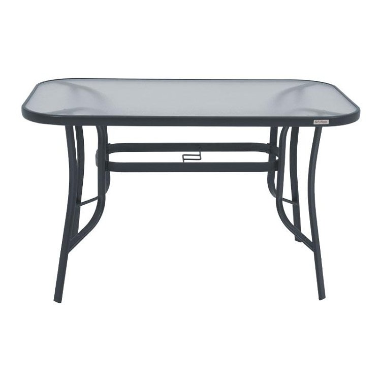 ΤΡΑΠΕΖΙ ΕΞΟΧΗΣ Fylliana STEEL ΓΚΡΙ 140x80x70εκ 378-00-012