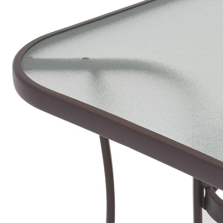 ΤΡΑΠΕΖΙ ΕΞΟΧΗΣ Fylliana STEEL ΚΑΦΕ 150x90x70εκ g.r.d 378-00-015