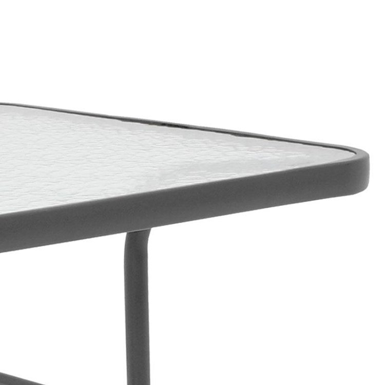 ΤΡΑΠΕΖΙ ΚΗΠΟΥ Fylliana 030 ΓΚΡΙ ΧΡΩΜΑ 140x80x70εκ 327-91-085