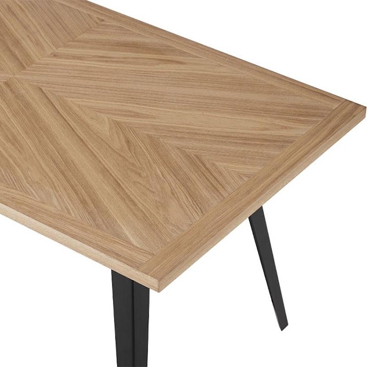 ΤΡΑΠΕΖΙ ΜΠΑΡ Fylliana FL1564 SONOMA MDF ΜΕ ΜΑΥΡΑ ΠΟΔΙΑ 140x70x105εκ 627-124-026