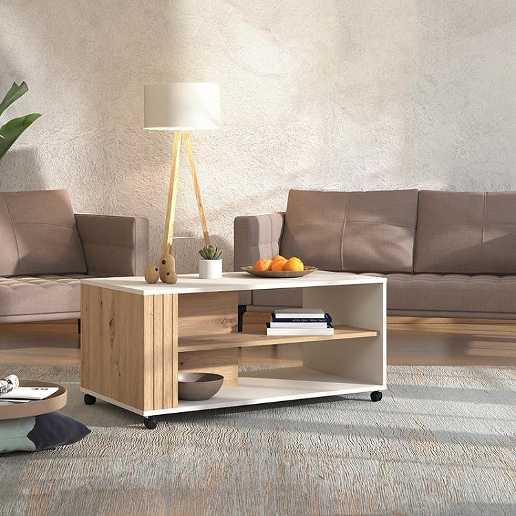 ΤΡΑΠΕΖΙ ΣΑΛΟΝΙΟΥ BELFORT CASHMERE-ARTISAN OAK 101x47x55εκ o.r.s 11013552