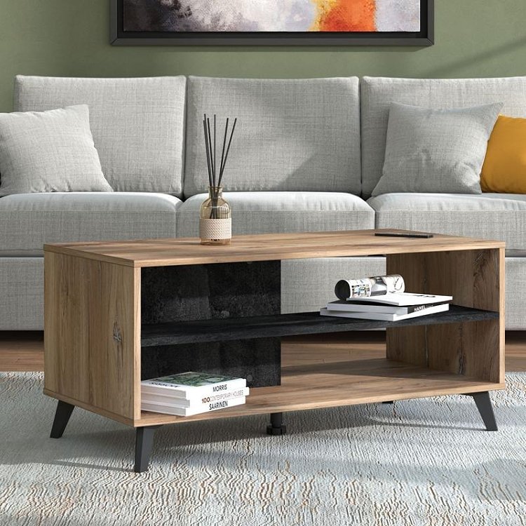 ΤΡΑΠΕΖΙ ΣΑΛΟΝΙΟΥ CORVIA KS FLAGSTAF-CARBON 102x50x47εκ 11013116