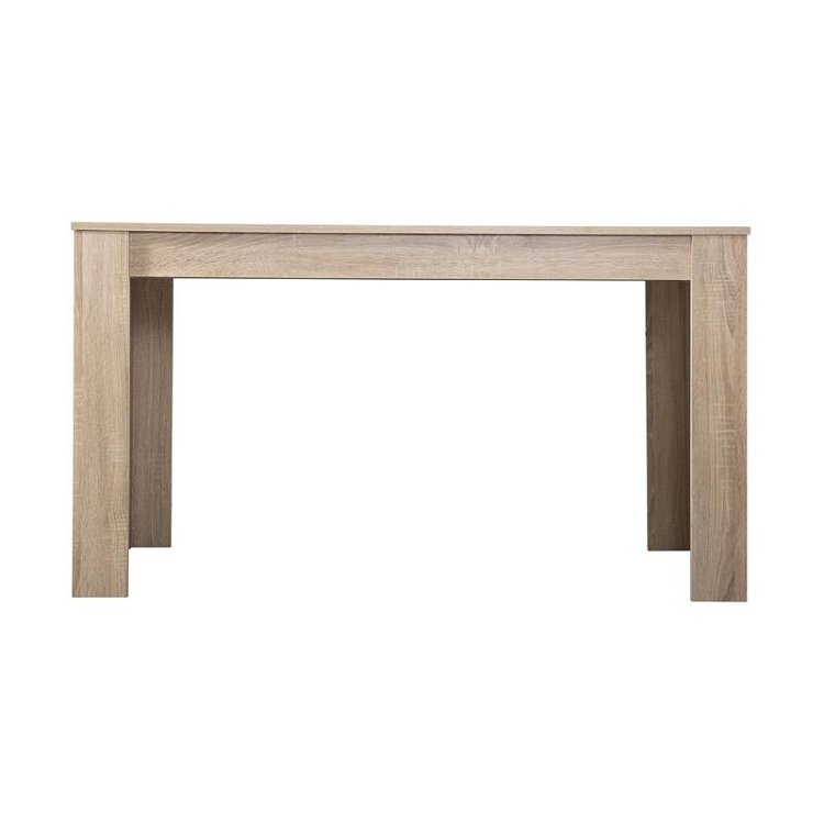 ΤΡΑΠΕΖΙ ΤΡΑΠΕΖΑΡΙΑΣ DOMUS 135 SONOMA OAK-ΛΕΥΚΟ 135x81x75εκ 11014771