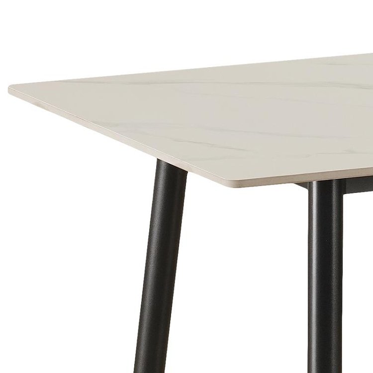 ΤΡΑΠΕΖΙ ΤΡΑΠΕΖΑΡΙΑΣ Fylliana 802 ΛΕΥΚΟ ΧΡΩΜΑ 140x80x75εκ 634-124-001
