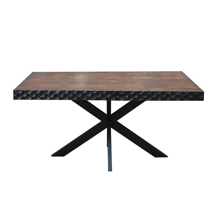 ΤΡΑΠΕΖΙ ΤΡΑΠΕΖΑΡΙΑΣ Fylliana Amrita ΚΑΦΕ ΧΡΩΜΑ 180x90x75εκ 938-124-020
