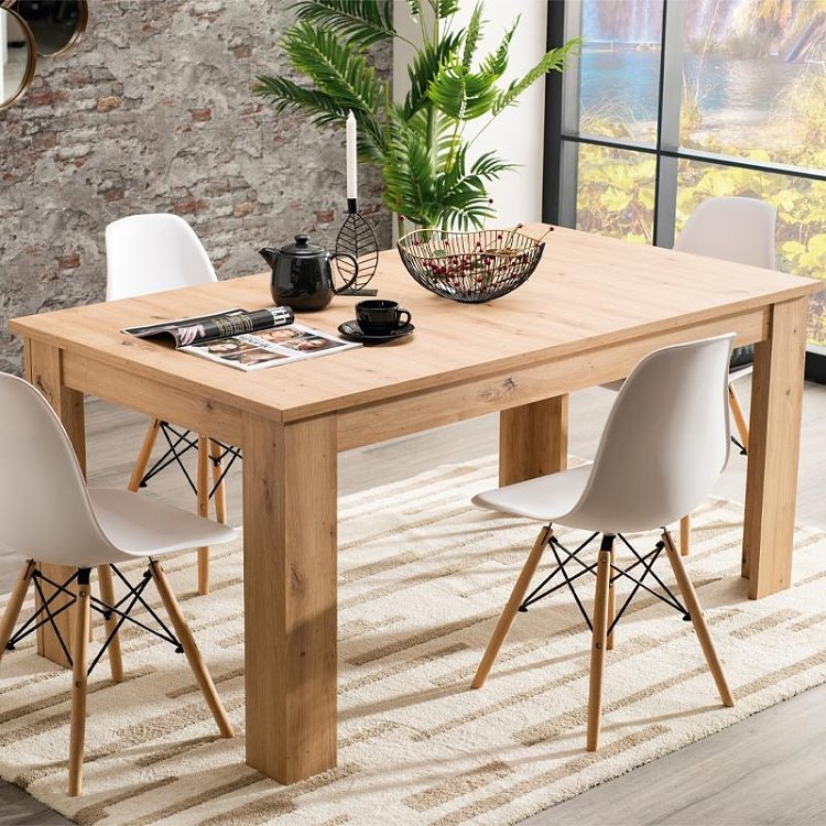 ΤΡΑΠΕΖΙ ΤΡΑΠΕΖΑΡΙΑΣ ΑΝΟΙΓΟΜΕΝΟ OSCAR TS 160 ARTISAN OAK ΧΡΩΜΑ 161x90x77εκ 11008176