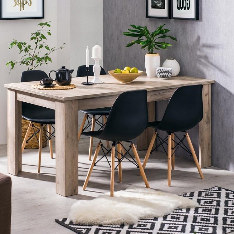 ΤΡΑΠΕΖΙ ΤΡΑΠΕΖΑΡΙΑΣ Oscar TS 160 GREY OAK 160,5x90x76,5εκ 11008792