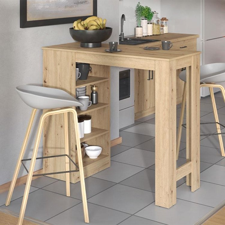 ΤΡΑΠΕΖΙ ΤΡΑΠΕΖΑΡΙΑΣ VALENCE ARTISAN OAK 120x50x105εκ 11012237