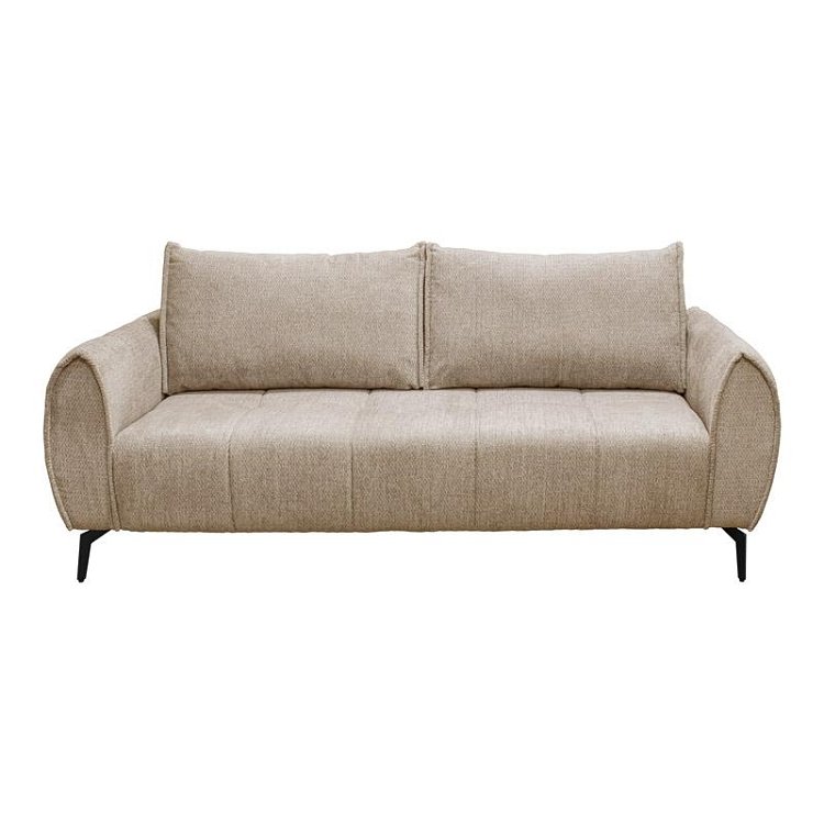 ΤΡΙΘΕΣΙΟΣ ΚΑΝΑΠΕΣ Fylliana Velton ΚΡΕΜ ΧΡΩΜΑ 222x95x92εκ 831-225-028
