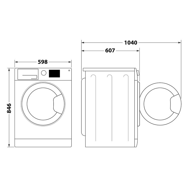 WHIRLPOOL WP C8 WBS EE Στεγνωτήριο Λευκό 8kg
